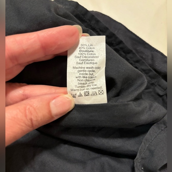 JCrew charcoal gray linen & cotton blend lined skirt, M - Picture 12 of 12